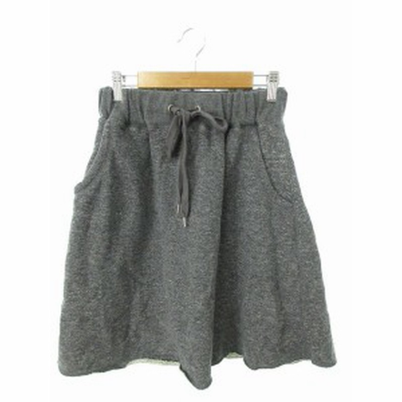 中古 ニコアンド Niko And スカート フレア ミニ スウェット ウール混 グレー M2o9 レディース 通販 Lineポイント最大1 0 Get Lineショッピング