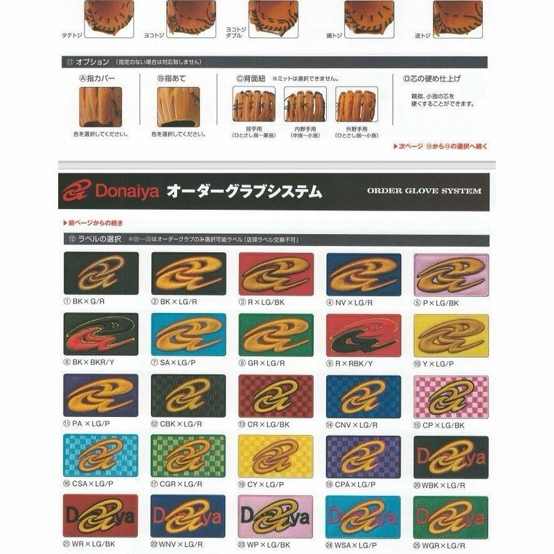ドナイヤ 軟式グローブ 内野手用 山田哲人モデル スペシャル