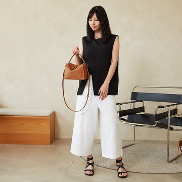 Mini Valley Cube Shoulder Bag- Caramel焦糖棕色-側背包/斜背包