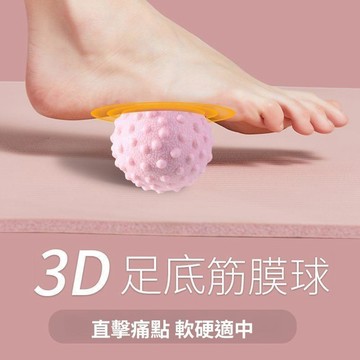 台灣出貨 足底筋膜球 肌肉放鬆按摩球 舒緩足底 直擊痛點深層放鬆 軟硬適中不刺痛 健身 瑜珈 小巧好攜帶 多色可選