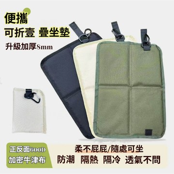 現貨 🚀 戶外便攜折疊坐墊防潮墊子外出防水地墊兒童隨身屁墊600D耐磨牛津布珍珠棉 露營野餐登山徒步 可折疊易收納