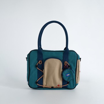 TEAL GREEN 適用於 15-16 吋筆記型電腦的肩背/斜背托特包 COLOR POP 款