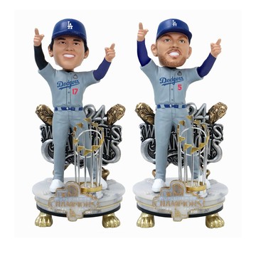 MLB 洛杉磯道奇隊 2024 年世界大賽冠軍搖頭娃娃 限量版 雙手慶祝姿勢 ALTCELLD-【iSport愛運動】