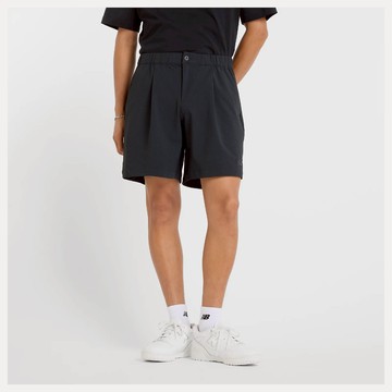 【NEW BALANCE】NB 短褲 男 休閒褲 美規 黑 MS51567BK