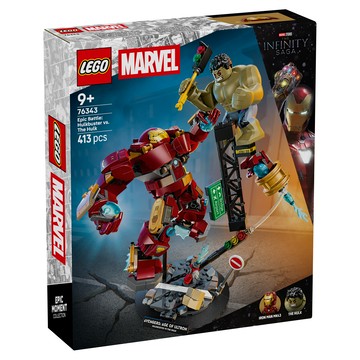 LEGO 76343 漫威系列 史詩級對決 : 浩克毀滅者 vs. 浩克 SUPER HEROES  混和顏色  1套