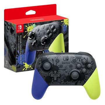 Nintendo Switch 原廠 Pro 手把控制器《斯普拉遁 3》版 台灣公司貨
