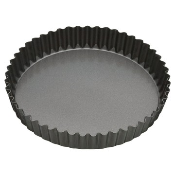 MasterClass 9吋花邊雙塗層派盤  1個  黑色