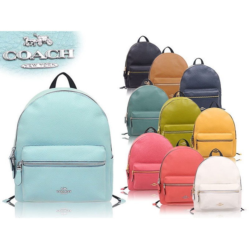 コーチ COACH バッグ リュック F30550 チョーク チャーリー ペブルド