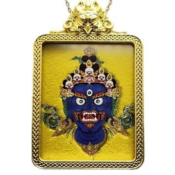 藏古祥館-大黑天唐卡A0009