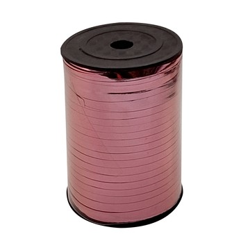 亮面緞帶 裝飾氣球 禮物包裝 花束綁帶 DIY創意  450m  玫瑰金  1個