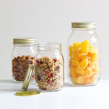 日本ADERIA 雙蓋玻璃儲物罐 / 共2款