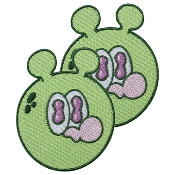 YENDAR 研達 KINGJUN 刺繡髮貼 尺寸約6.1x7.6公分 適用年齡15歲以上  BT款  2個