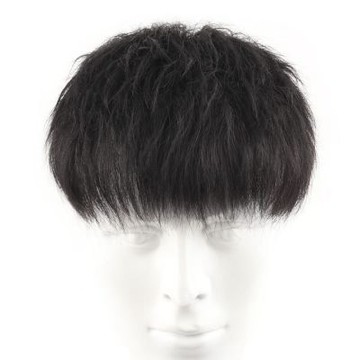 MoonDy 蓬鬆 真髮髮片 增加髮量 自然 假髮片 男生假髮 燙髮假髮片 169 髮片