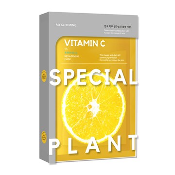 我的心機 特殊植能-維他命C亮白細緻面膜（盒裝4入）