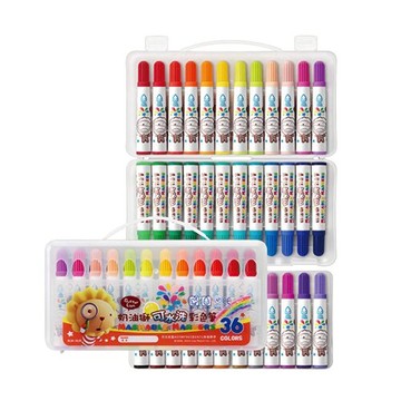 寒暑假必備 熱銷推薦 滿額再折【史代新文具】SIMBALION BLW-36/B 36色可水洗彩色筆