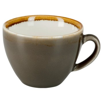 pulsiva Glaze 瓷製咖啡杯 200ml  1個  灰褐色