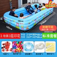 充氣游泳池 游泳池家用兒童大人充氣寶寶小孩子兒童加厚超大家庭戲水池洗澡桶 全館免運