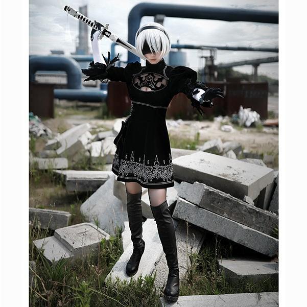 NieR Automata ニーア オートマタ 2B ヨルハ二号B型 コスプレ衣装