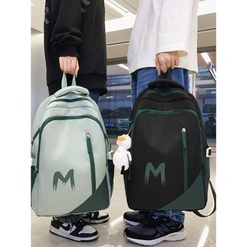 高中書包男款大容量韓版原宿初中大學生背包男高顏值學院雙肩包女