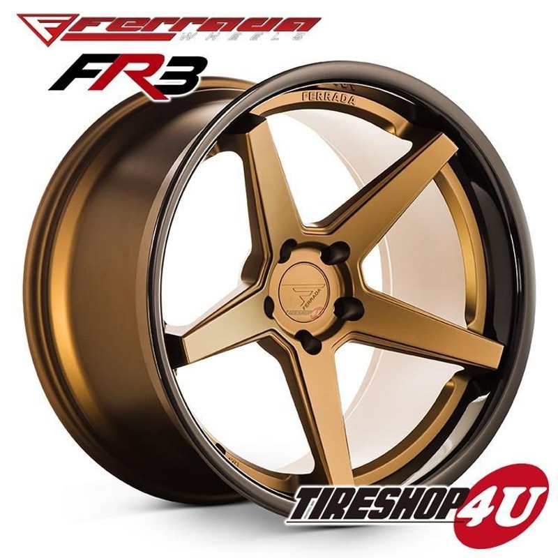 タイヤホイール4本セット Ferrada FR3 F:22x9.0J 5/112 +30 R:10.5J 5