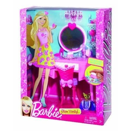 Game Play Barbie(バービー) Glam Vanity Furniture Set Kid Child