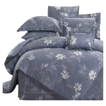 Tencel 希希亞 100支天絲銀離子  152 x 188 cm  蒂希亞紫  雙人床包兩用被四件組