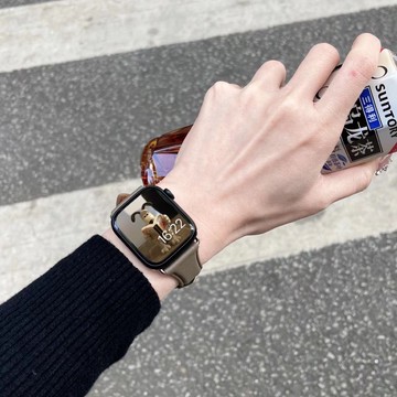 適用 APPLE WATCH錶帶 高質感真皮錶帶 iwatch錶帶 38mm44mm40mm SE S7