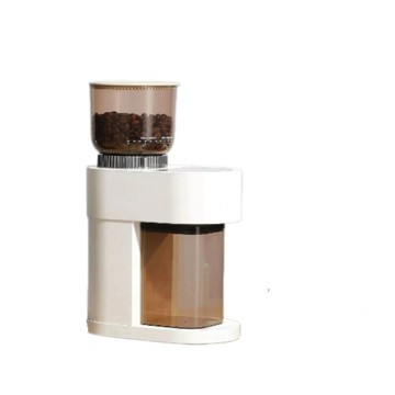研磨器/磨粉機 【銳達】奶油白定量磨豆機 適用 51/58mm 沖煮把手 防飛粉可拆豆倉 手沖意式兩用咖啡研磨器具