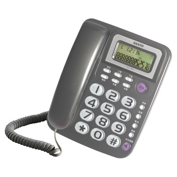 SANLUX 台灣三洋 有線電話機 HT-W2202L 20組鈴聲 音量加大  TEL-991