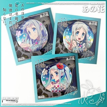 ✨小象優選✨未聞花名那朵花動漫禮品本間芽衣子面碼二次元學生創意節日禮物