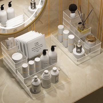 隔日到貨🔥透明化妝盒 口紅架 化妝收納  飾品收納 口紅收納 桌上收納 浴室收納 抽屜收納 桌面收納 化妝品收納盒