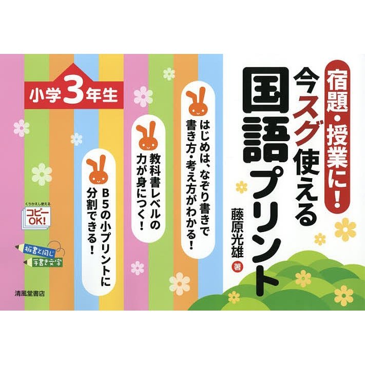 宿題・授業に 今スグ使える国語プリント 小学3年生