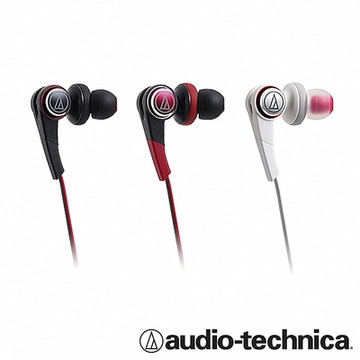 鐵三角ATH-CKS770 SOLID BASS重低音密閉型耳塞式耳機 白