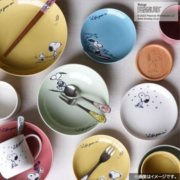 日本製 山加商店 SNOOPY 史努比 盤子 復古設計 陶瓷盤 陶瓷碗 可微波 餐盤 嘻嘻日貨🐾