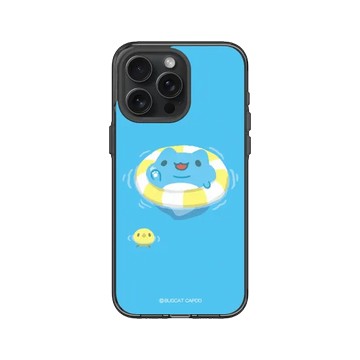 iPhone 15 Pro Max JellyTint 酷墨灰 - 貓貓蟲咖波 Bugcat Capoo - 咖波游泳趣