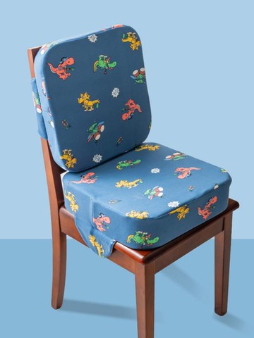 兒童增高墊餐椅加厚加高坐墊吃飯學習防滑小學生寶寶四季座椅屁墊初色家居馆 雙11全館免運