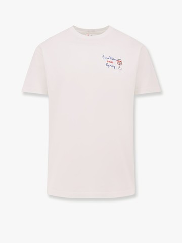 Portofino t-shirt with save water drink spritz embroidery - MC2 SAINT BARTH - gender_Man