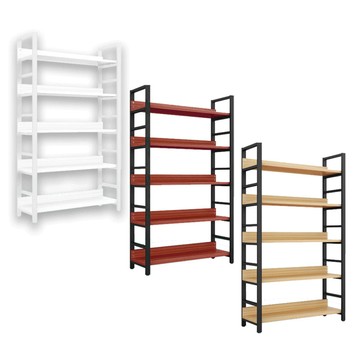 【慢慢家居】專人組裝-層板可調 - 高品質多功能五層落地置物架 (80x30x182cm)典雅白