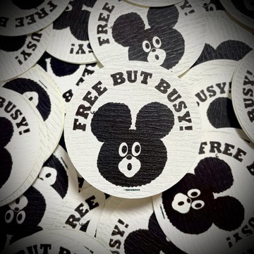 FREE BUT BUSY！限量百張系列第四彈 縐紋紙系列