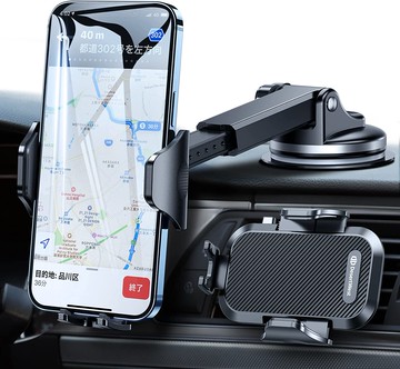 【日本代購】DesertWest 車用手機支架 膠粘式吸盤&空調出風口 4-7吋對應機型 (第三代升級版)