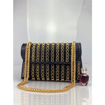 跨境新款高級感晚禮服名媛水鉆腋下手拿包鑲鉆彩鉆鏈條旗袍包晚宴