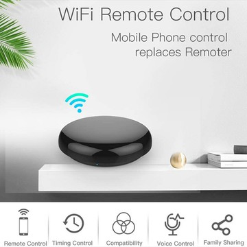 廠家跨境塗鴉智能wifi萬能紅外遙控器app遠程控制tuya wifi ir{鑫弘-工葉電器}可開發票