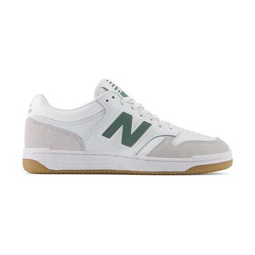New Balance NB 480 男鞋 女鞋 白灰綠色 中性 麂皮 D楦 板鞋 復古 運動 休閒鞋 BB480LYG