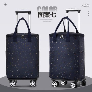 家用購物車輕便買菜小推車網紅保溫大容量購物袋手拉車可拆卸折疊