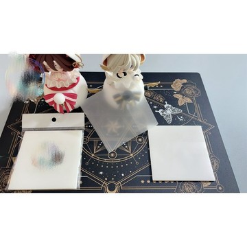 防水便籤紙 懶人調色紙 調膠紙  透明PET紙 粘土調色紙 翻糖模具 黏土工具