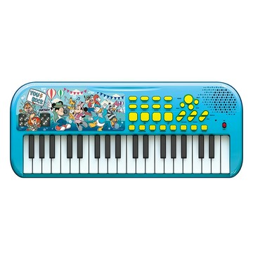 HUNDRED PICTURES 百耘圖 Mickey Mouse & Friends 米奇與好朋友 37鍵電子琴 8首示範曲 7種音樂節奏 可錄30音  49.6 x 20.5 x 3.5cm  藍色電子琴  1盒