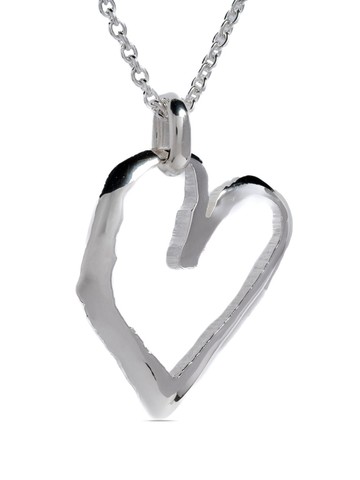Parts of Four - Jazz's Heart sterling silver necklace - unisex - Sterling Silver - One Size