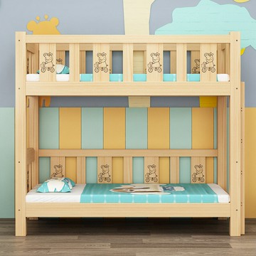 附發票/免運 幼兒園床實木兒童床小學生托管班高低床上下鋪午睡床雙層床 YJ/AL 公司貨 快速出貨