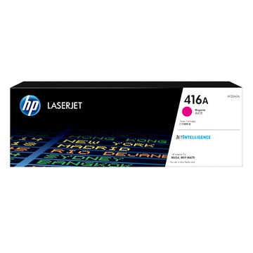 HP 惠普 416A原廠碳粉匣 W2043A 色彩鮮明 適用於HP LaserJet Pro機種 確保列印品質  紅色  1個