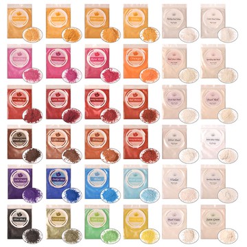 Epoxy Resin Pigt, 50 Colors Mica Powder Resin Dye, Natural P